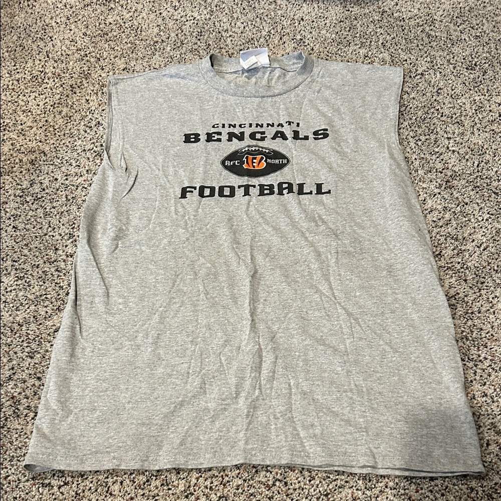 NFL Gray Cincinnati Bengals Tank Top